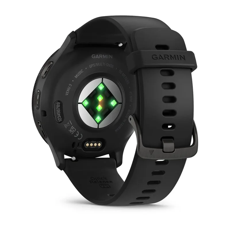 ساعة Garmin venu3s/3 للجري الرياضية الاحترافية للياقة البدنية والجري والموارد البشرية والسباحة والساعة الذكية