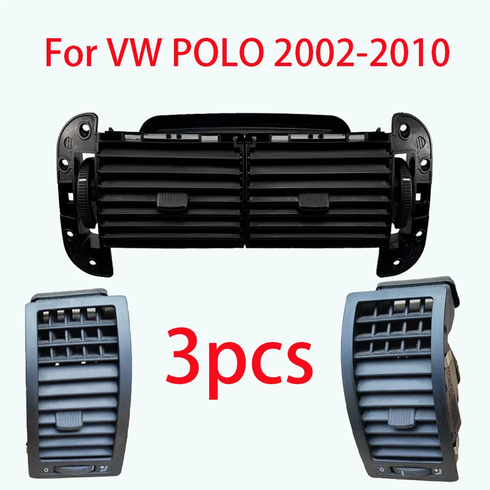for VW Cross Polo 4 Sedan Vento 9N 2002-2010  Car Front Dashboard Air Conditioner Air Outlet Suitable Air Conditioning Outlet