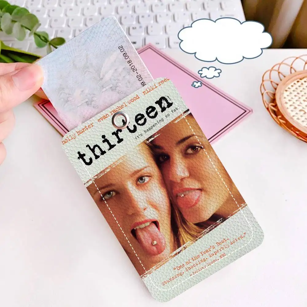 ثلاثة عشر سلسلة مفاتيح حامل أفلام الفيلم مع سلسلة مفاتيح لبطاقة الوصول وبطاقة الحافلة وبطاقة الائتمان وبطاقة الهوية البنك #6