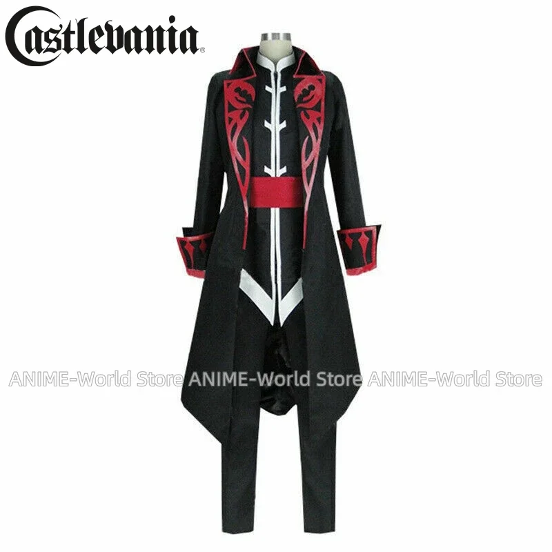 《Custom size》Castlevania Dracula Vlad Tepes TV Version Vampire Cosplay Costume Christmas Halloween Custom Made Any Size