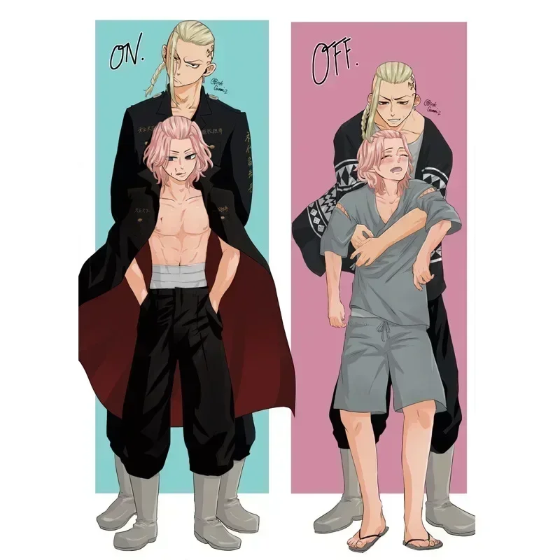 Anime Tokyo Avengers Body Kussensloop Dubbelzijdig 3d Printing Beddengoed Kan Worden Aangepast Lichaam Sexy Otaku Huis Vrouwelijke Kussensloop