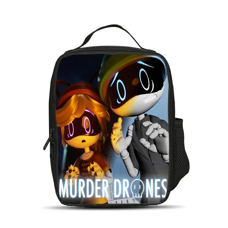 Murder Drones Ice Bag Lunch Bag Versatile  Large Capacity Strong Performance Best Gift for Boy Girl School Birthday