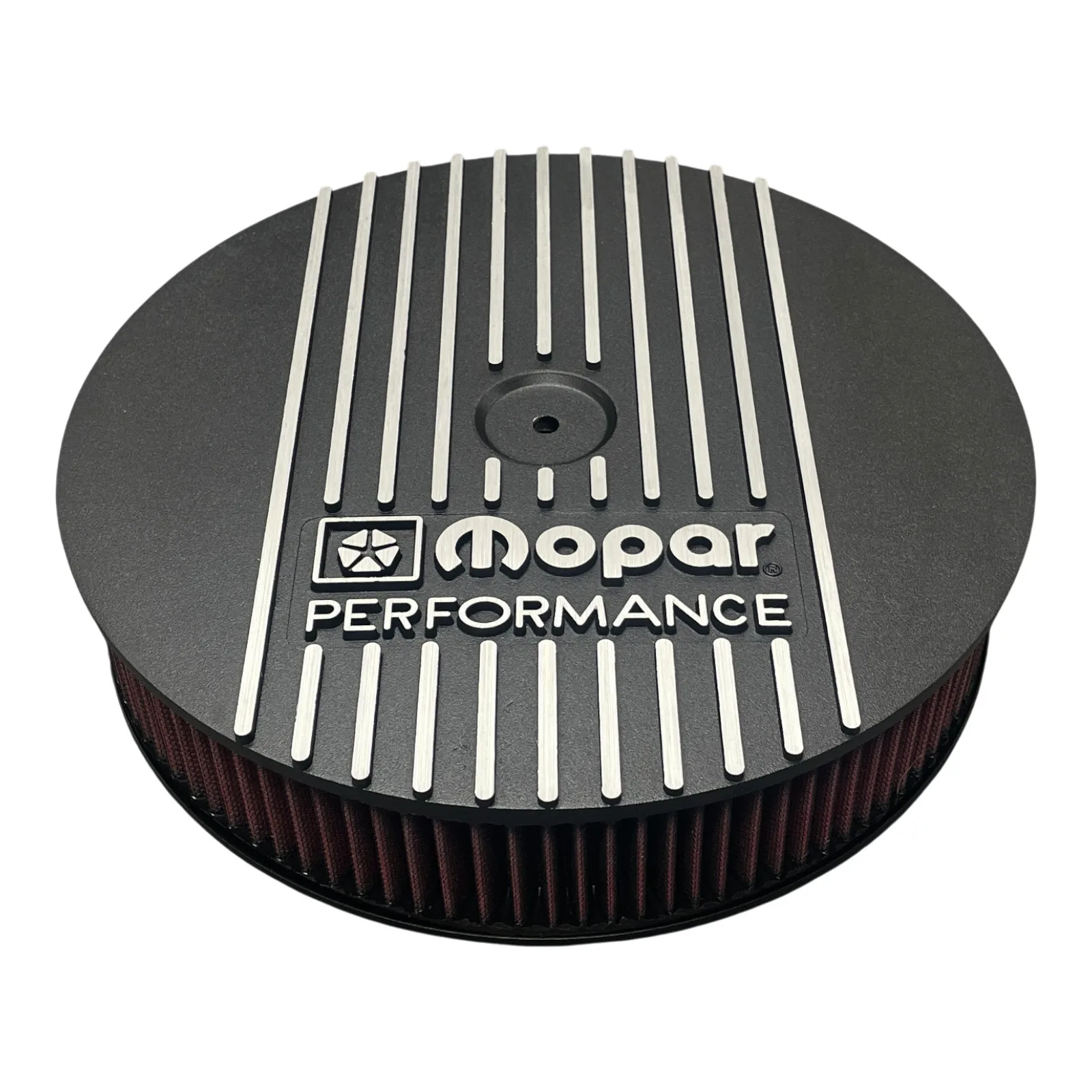 

Комплект воздушного фильтра NOS Mopar Performance с объемным логотипом, 13 дюймов, черный - литой алюминий