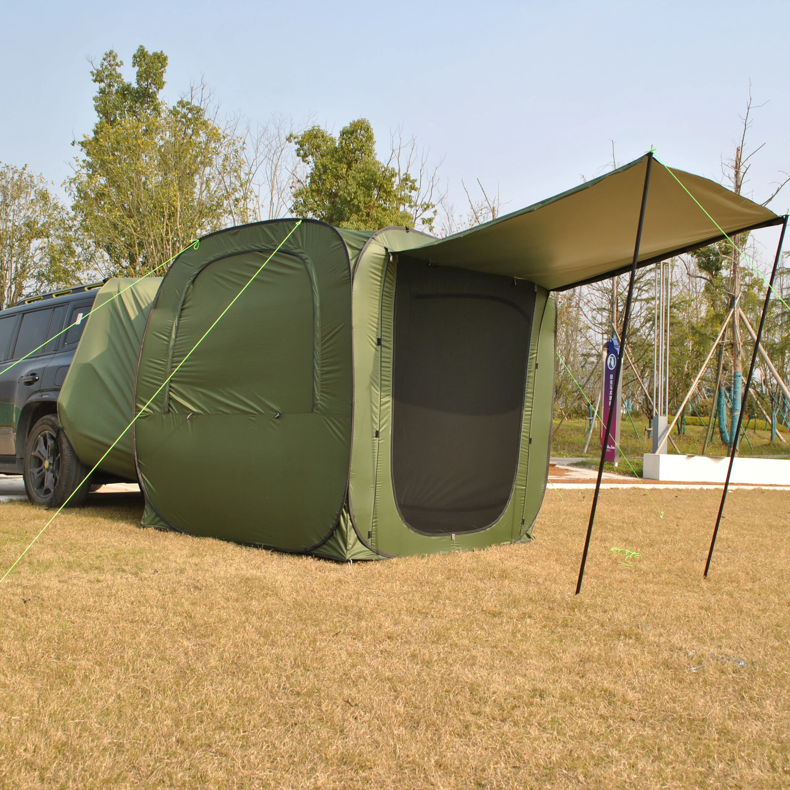 Car Rear Automatic Tent, Car Tailgate Tent,Pop Up Car Rear Tent, SUV Tents Car Tents for Campers Multipurpose Truck Tent