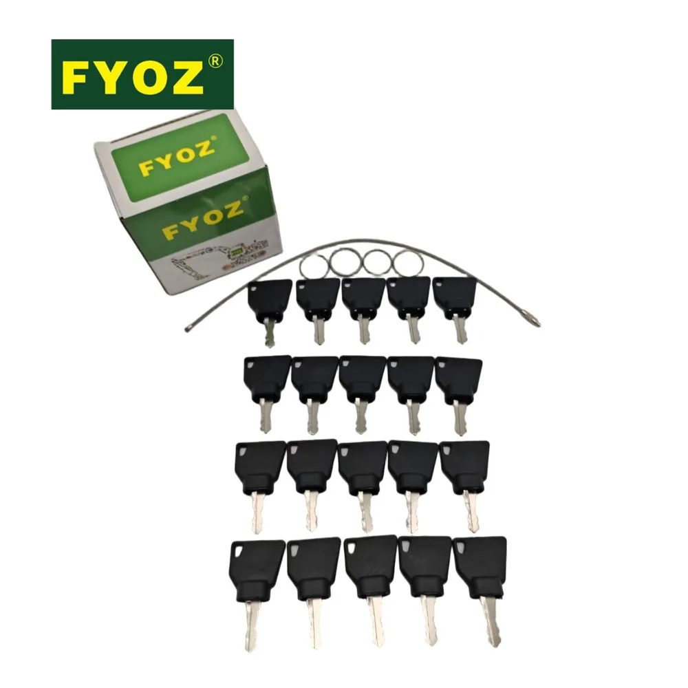 20PCS Ignition Keys For JCB/EC Mini Excavator Loader 701 45501 14607 3CX