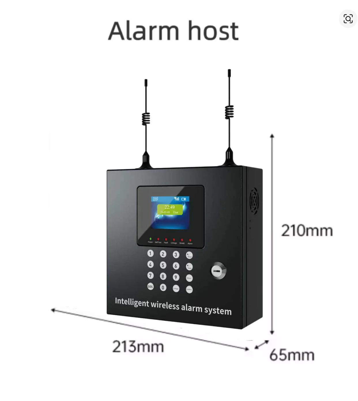 Commercial Wireless Smoke Alarm Intelligent Remote Networking System Special Fire Sensing Fire Protection Alarms Buzzers Sirens