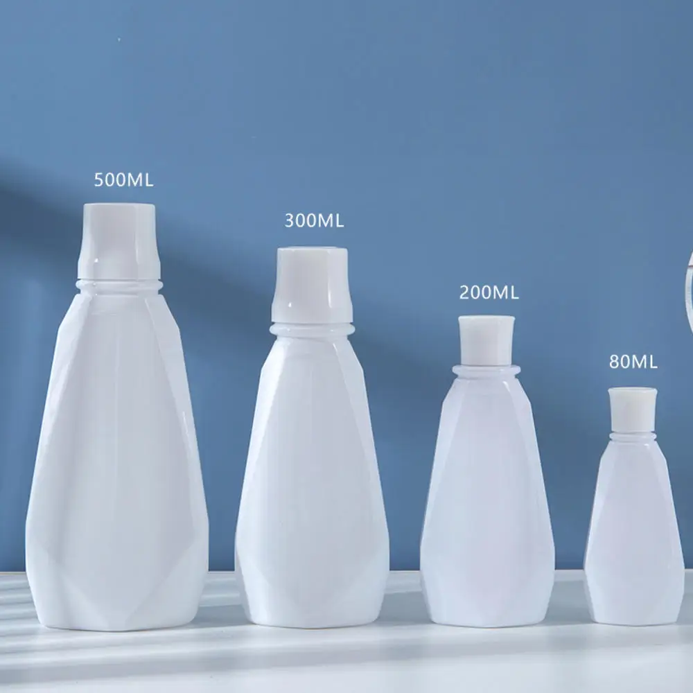 Sub-bottle 80ml 200ml 300ml 500ml Transparent Sub-pack Mouthwash Bottle Plastic Oral Cleaning Liquid Bottle Pet