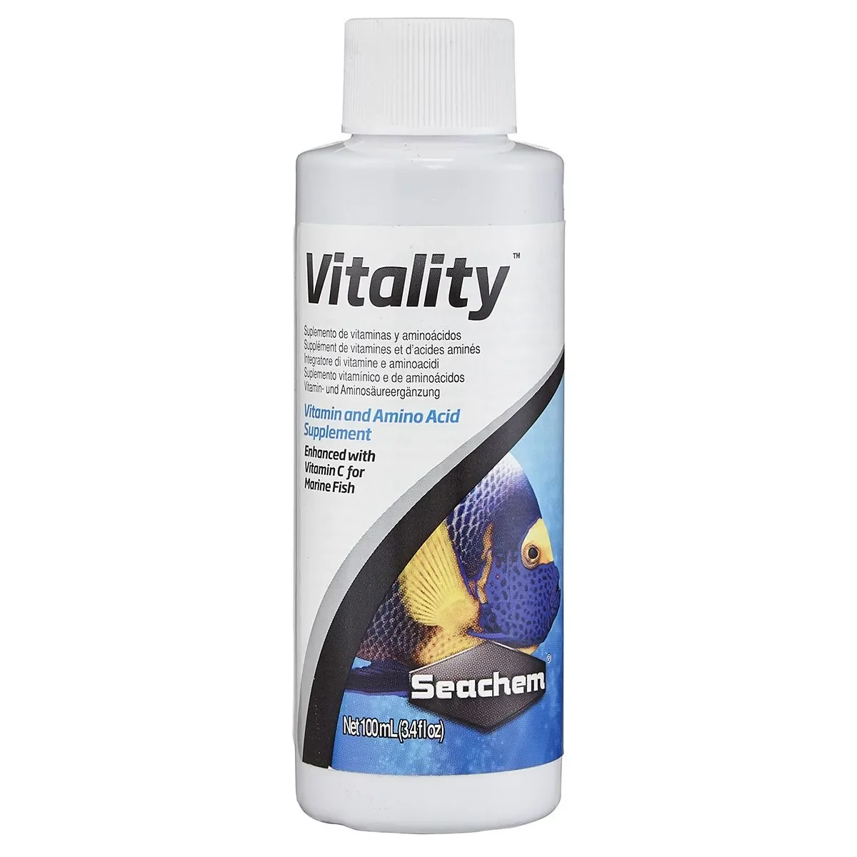 Seachem Vitality - Complemento alimenticio para peces marinos con vitamina y aminoácidos 100 ml 250 ml