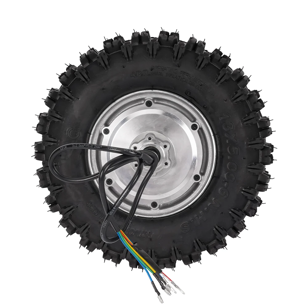 13 Inch 48V 500W/1000W 150N.m 5-15Km/h Electric Wheel Geared Hub Motor for Agricultural Robot