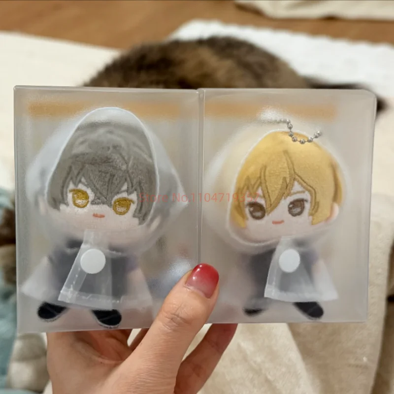 Ensemble Stars!! 2 Raincoat Style Soft Plush Finger Puppet Keychain Bag Pendant Cute Plush Doll Anime Game Toys Collectible Doll