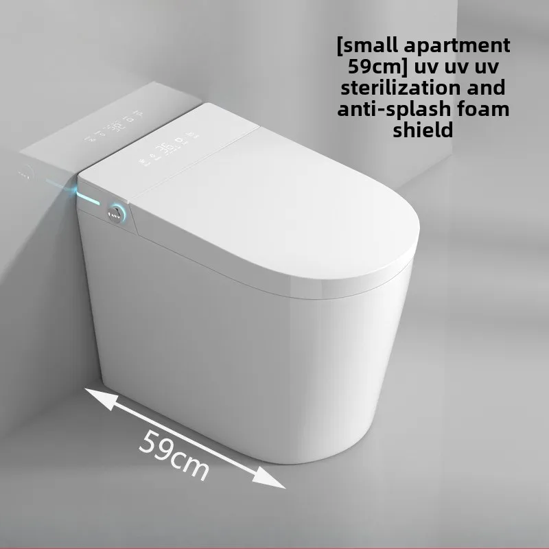 Small apartment mini smart toilet without water pressure limit short ultraviolet foam splash-proof smart toilet M3