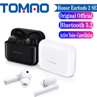 Original Honor Earbuds 2 SE TWS Earphone Wireless Bluetooth 5.2 Heaphones Dual Mic Active Noise Cancellation For Honor 50 Pro SE