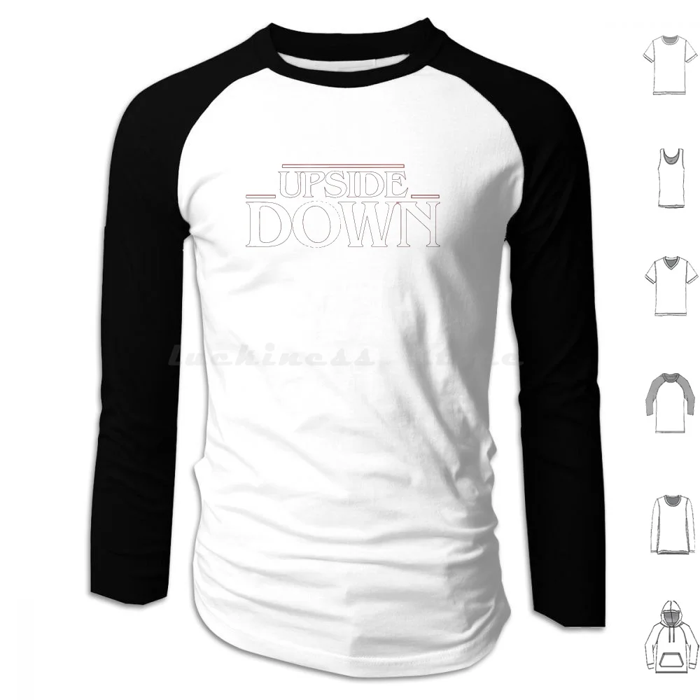 The Upside Down Hoodie cotton Long Sleeve Upside Down Science Netflix Space Horror Show Hbo