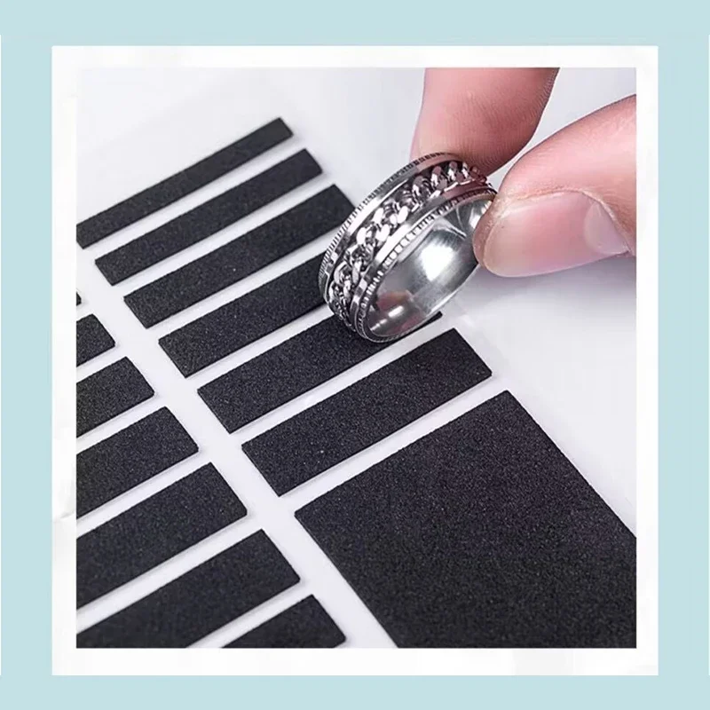 Anti-Slip Ring Tightener Stickers Invisible Silicone Resizer Pads Fit Any Loose Ring DIY Adjuster Guard