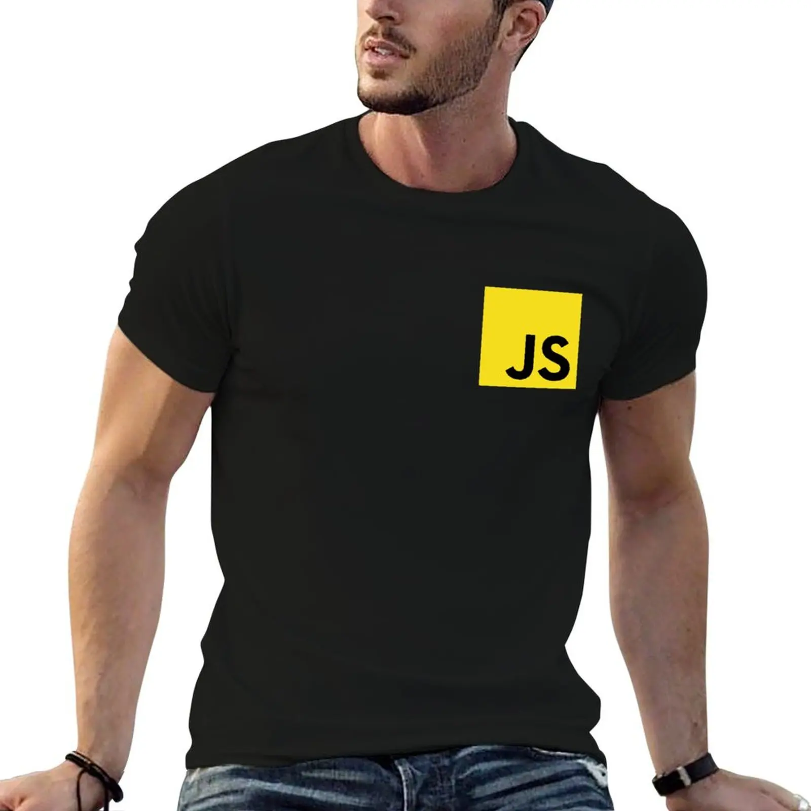 JavaScript T-Shirt Classic Print Short Sleeve Shirt