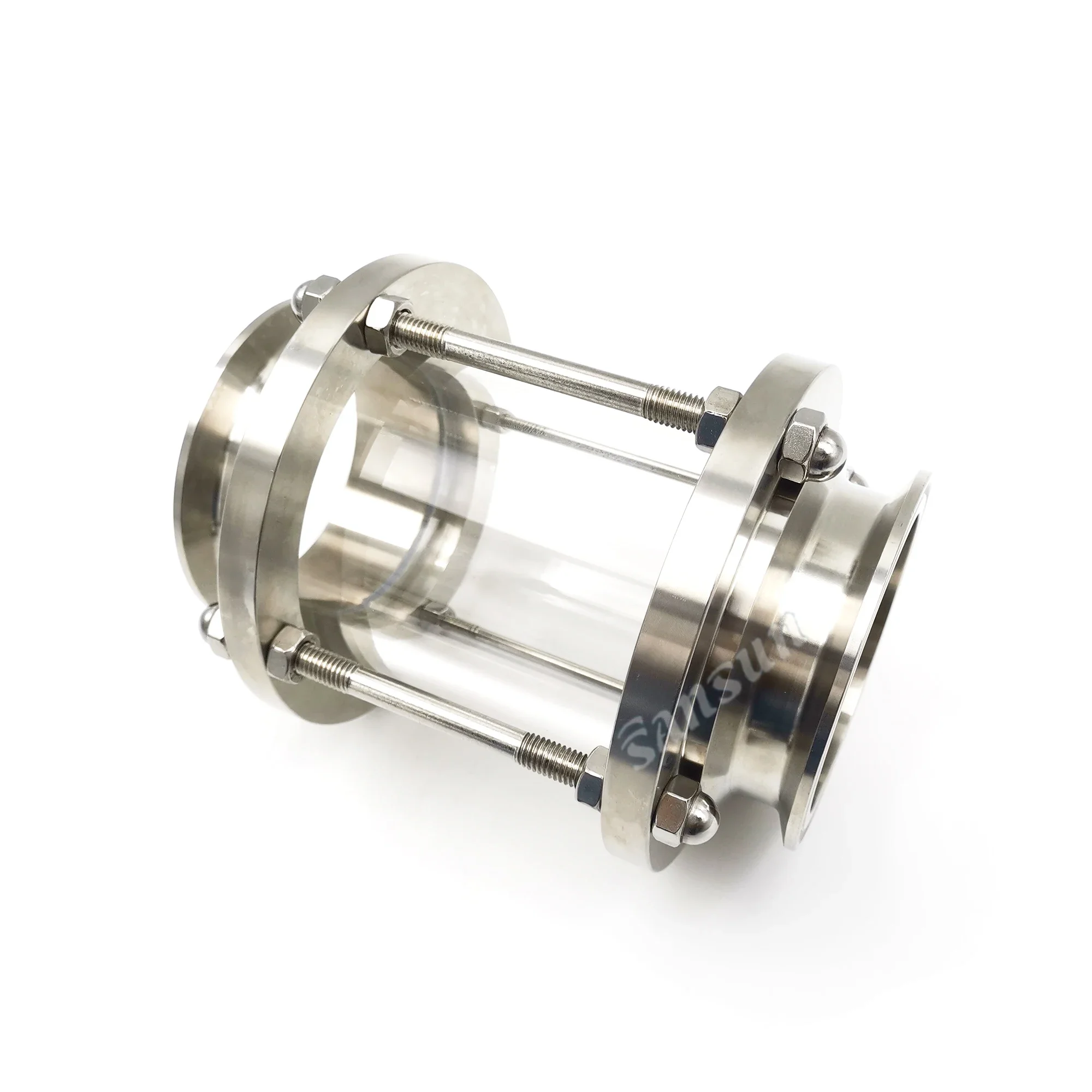 2026ss304-316l-clamp-type-sanitary-stainless-steel-container-fittings-triple-clamp-tube-sight-glass