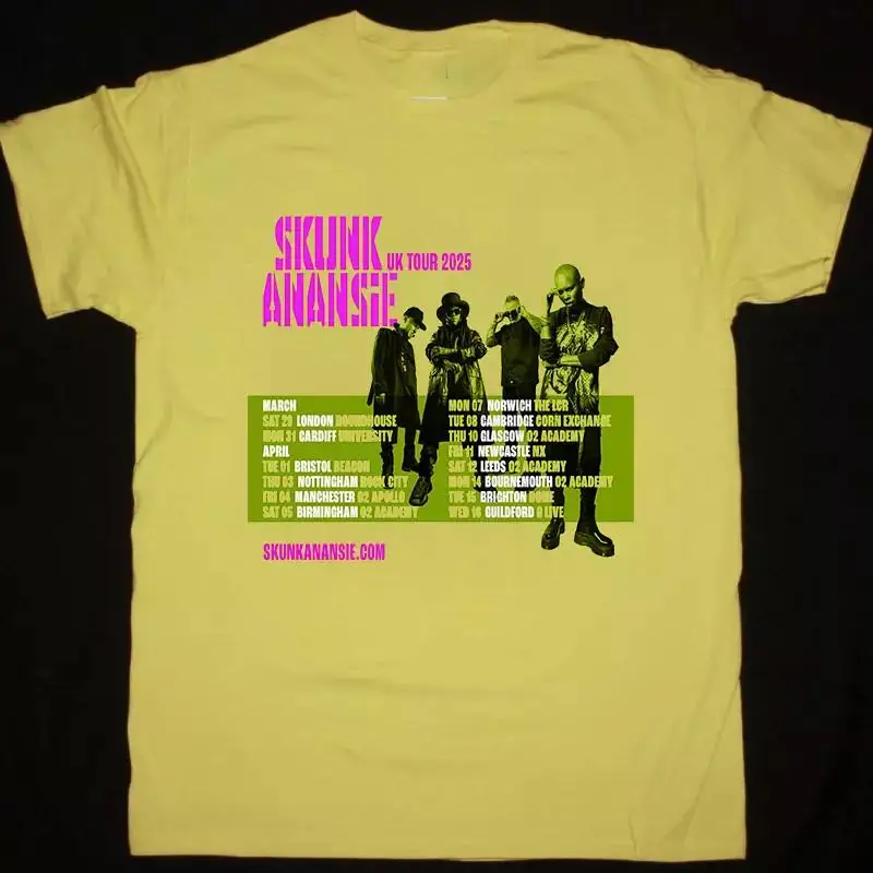

Skunk Anansie band UK Tour 2025 T Shirt Full Size S 5XL