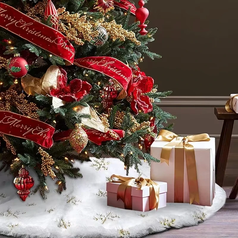 

Christmas Decoration 2025 Christmas Tree Skirt Classic Navidad Tree Carpet Home Party Christmas Tree Decoration New Year Gift