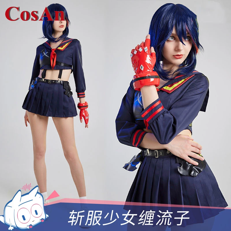 

CosAn Hot Anime KILL La KILL Ryuko Matoi Cosplay Costume Sailor Suit JK Uniform Female Activity Party Role Play Clothing