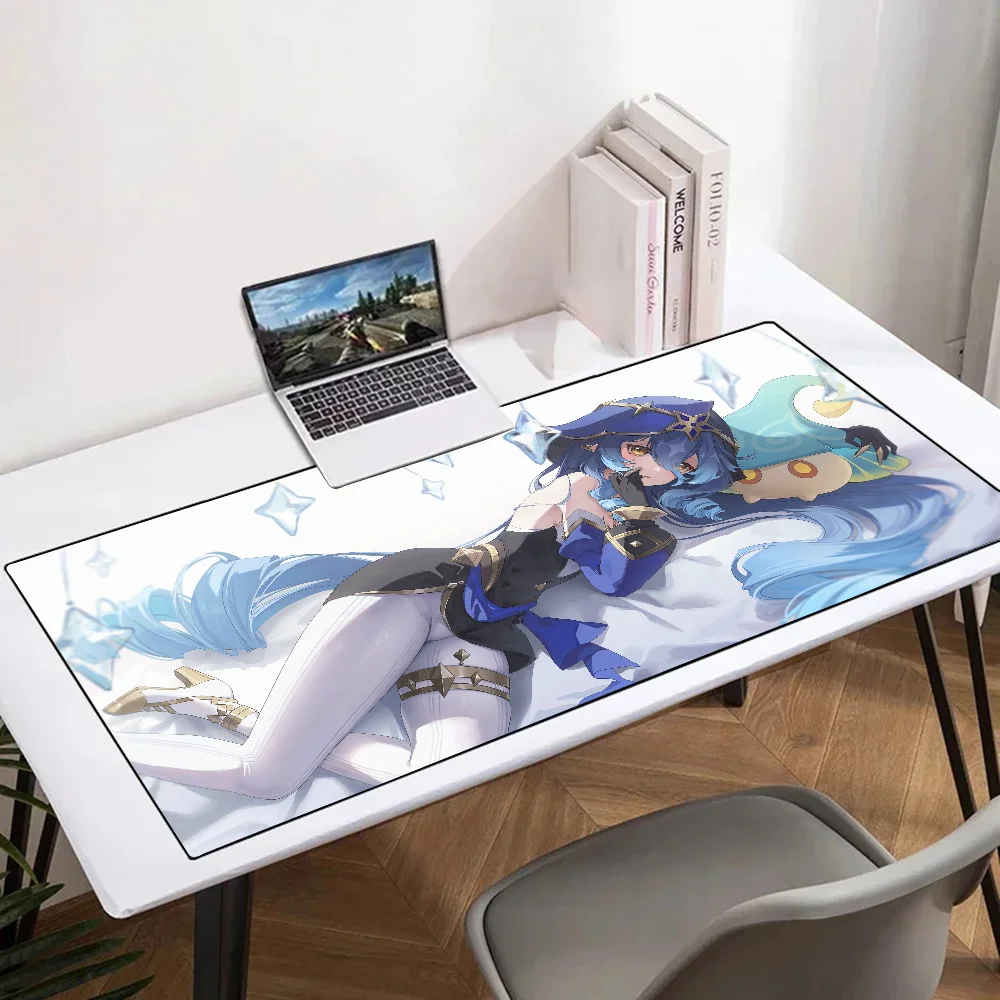 

Layla Genshin Impact Mousepad Mouse Mat Desk Mat With Pad Gaming Accessories Prime Gaming XXL Keyboard Pad Padding Mat