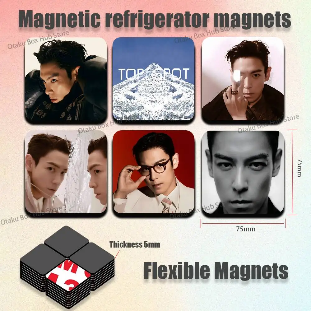 

Pop Singer Choi S-Seung HyunS Sublimation Magnet Cartoon Anime CuteFridge Magnets Personalized Sublimation Products for Kitchen
