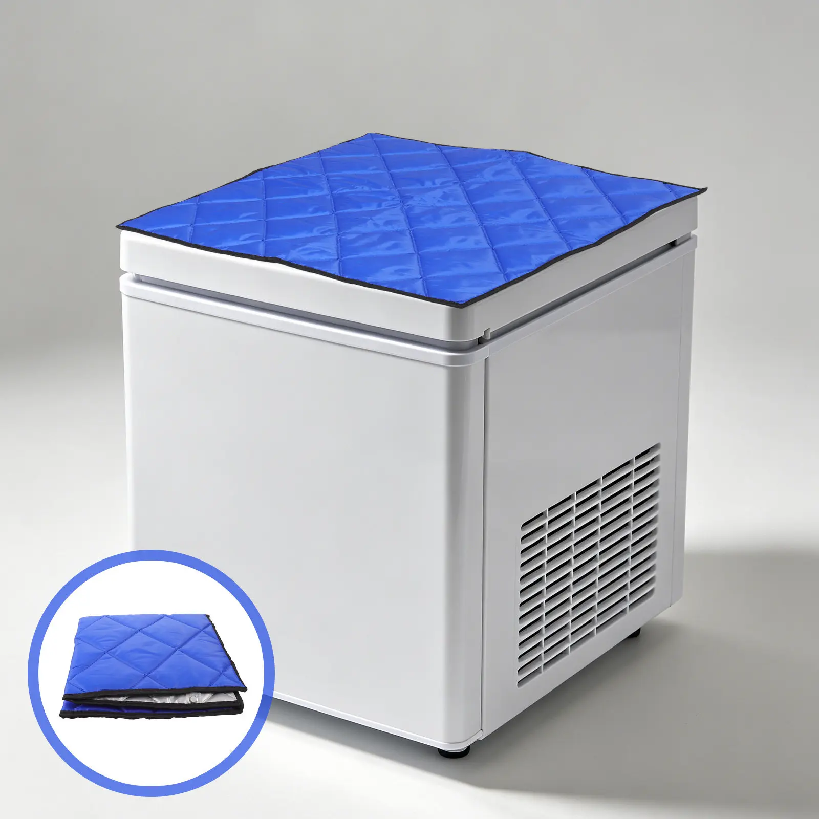 Chest Freezer Top Cover Magnetic 27.56 Aluminum Foil Thermal Blanket Waterproof Uv Reflective Refrigerator Lid Insulated Cover