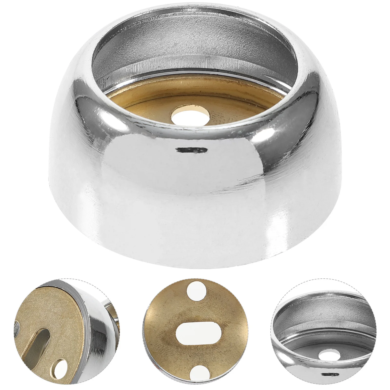 6 قطعة خزانة من الفولاذ المقاوم للصدأ قضيب بين قوسين دعم أصحاب للتركيب على الحائط في غرف النوم والحمامات والشرفات بلمسة نهائية ناعمة #3