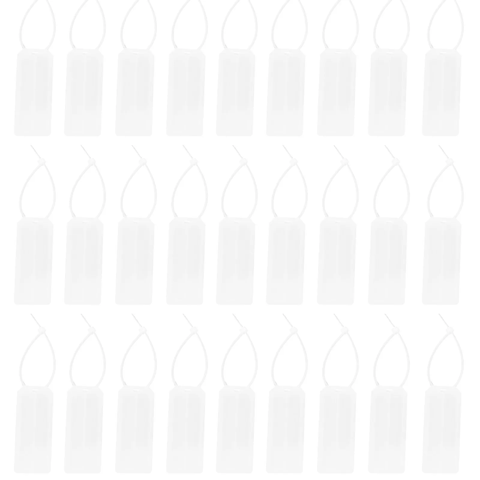 

50Pcs Cable Labels Cord Identification Tags Smooth Writable ABS Material Cable Management Tags USB Wire Identifier Network