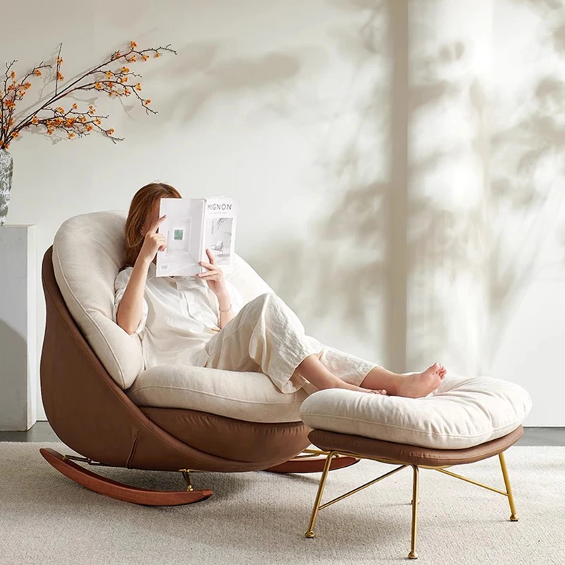 

Sofa Lounge Living Room Chairs Nordic Individual Leather Reading Living Room Chairs Comfortable Modern Sillon Home Furniture