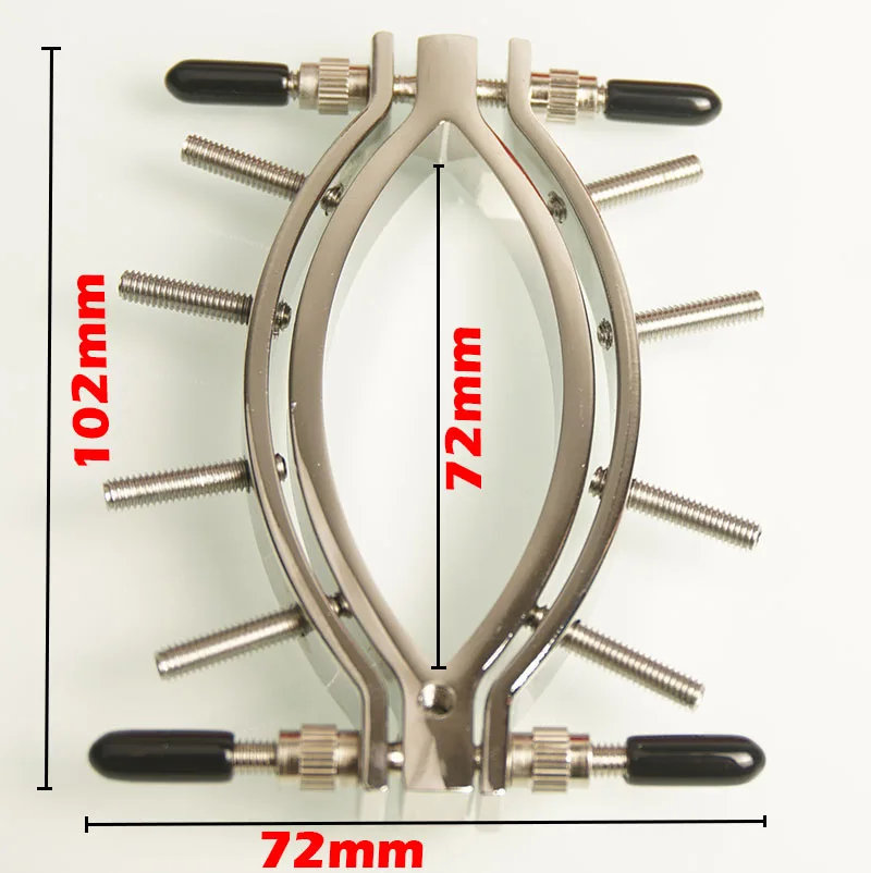 Vagina Labia Clamp Clip with Pressure Screws,Clitoris Pussy Spreader,Spread  Clit Vulva Lips Wide,BDSM Sex Toys for Couples
