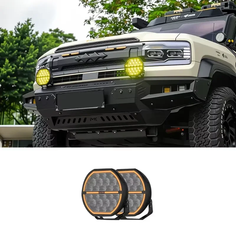 Front Bumper Denza B5 Biante LED Auxiliary Lights Ambient Light Super Bright Strobe Flash Off-Road Driving Lamp 25W 12V