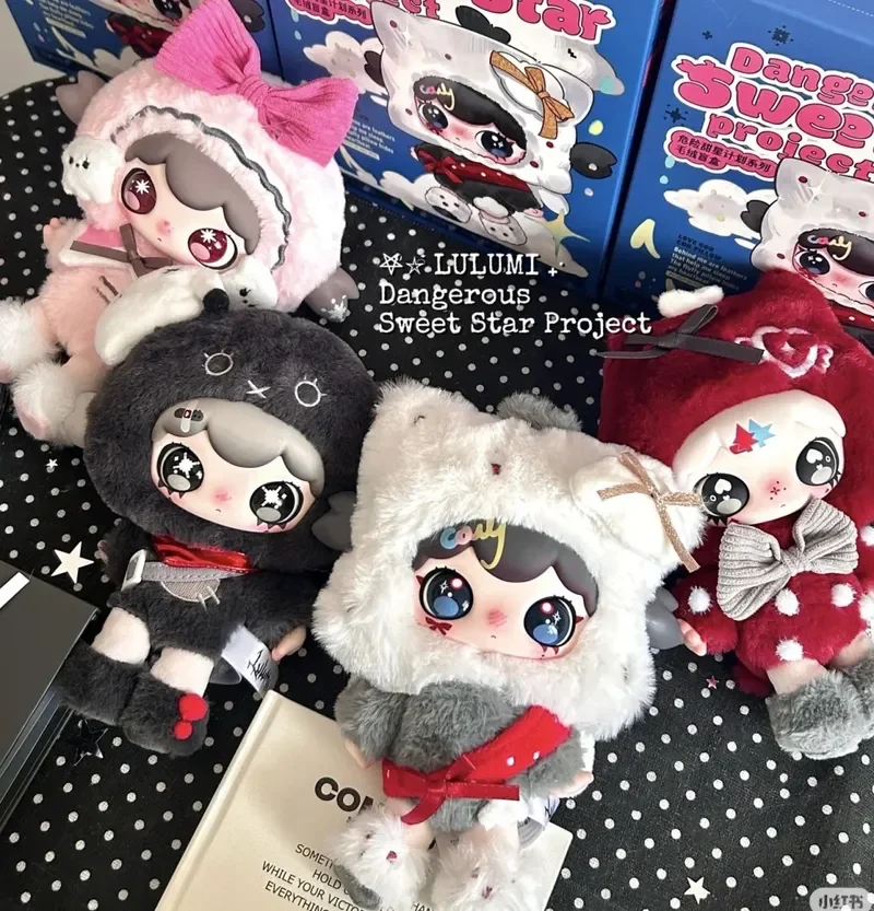 

Аутентичная игрушка-кукла Лялуми, подарок на день Святого Валентина для девочек, сумка, очаровательная глухая коробка, модные виниловые коллекционные фигурки для лица