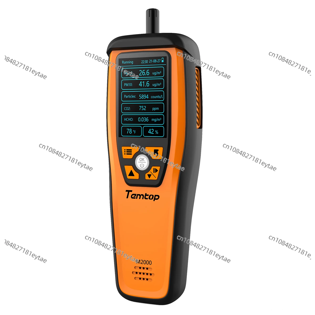 Temtop M2000 2nd Generation CO2 Meter Air Quality Monitor Air Analyzer PM2.5 PM10 HCHO Temp Humidity Data Export