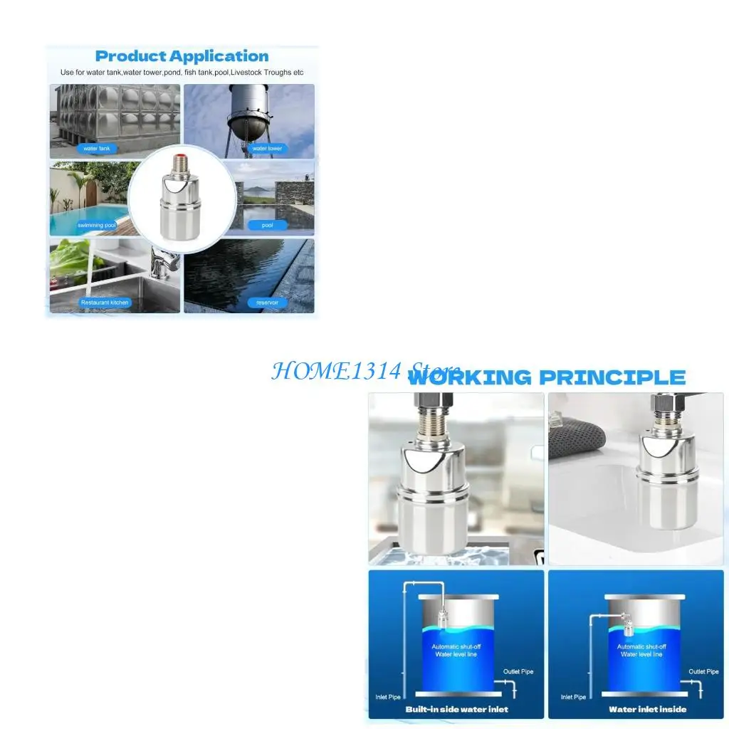 

M6CE Комплект прочных автоматических запорных клапанов для воды со стальной конструкцией и модернизацией коленчатого адаптера