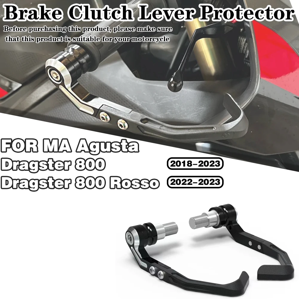 

For MV Agusta Dragster 800 / Rosso 2018 2019 2020-2023 Motorcycle modification accessories Brake and Clutch Lever Protector Kit