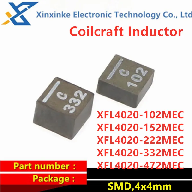 5PCS XFL4020-102MEC XFL4020-152MEC XFL4020-222MEC XFL4020-332MEC XFL4020-472MEC Inductor SMD 4*4MM 2.2UH 1.5uH 1uH 3.3UH 4.7UH