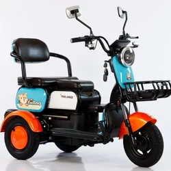 New Model Electric Tricycle For Adults 48V 500W Electric Cargo Tricycle With Tende