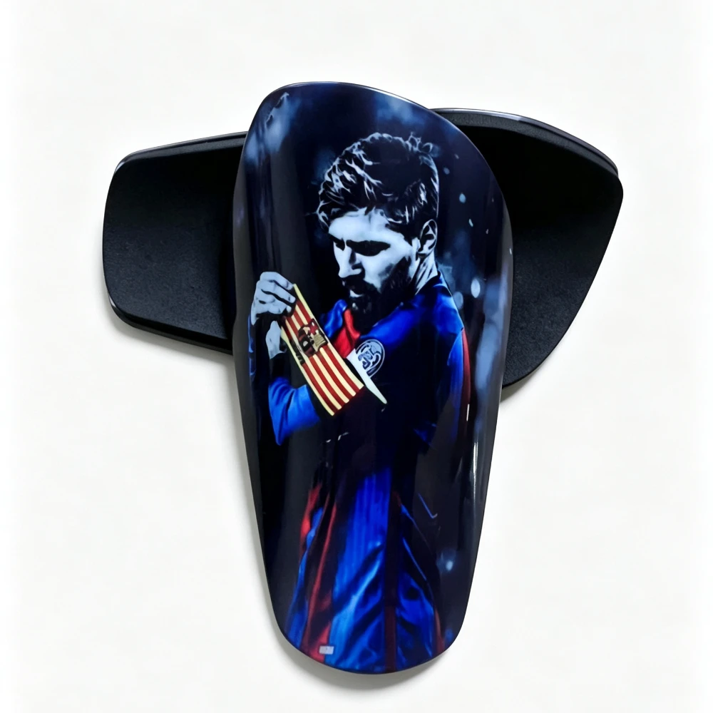 1 Pair  Football Shin Guards, Thickened Mini Design, Fan Commemorative Collectible For Football Souvenir Gift Youth Adult