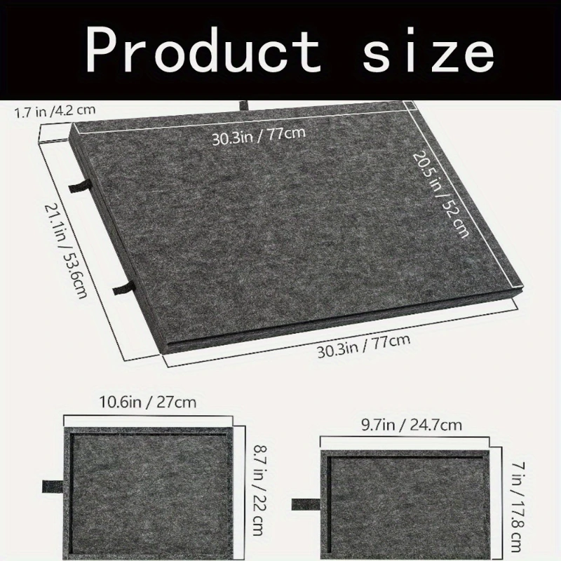 

Набор из 7 фетровых подносов для головоломок. Складной стол-головоломка 6-в-1 с 6 ящиками. Портативная доска-головоломка для удобного хранения.