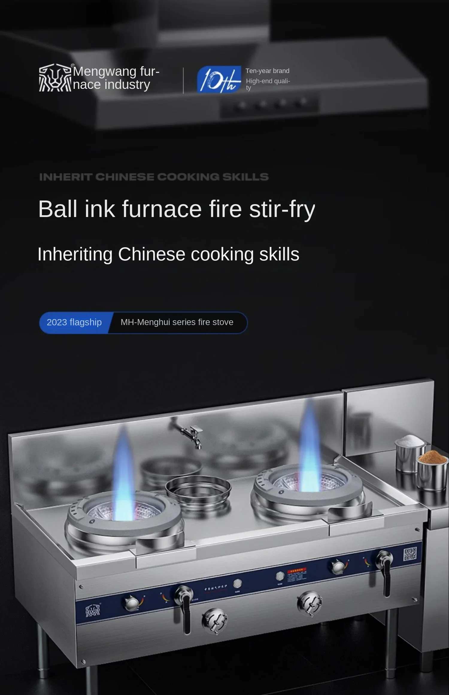 

Commercial flameout protection for gas stoves, energy-saving and silent desktop single stove, double stove stainless steel stove