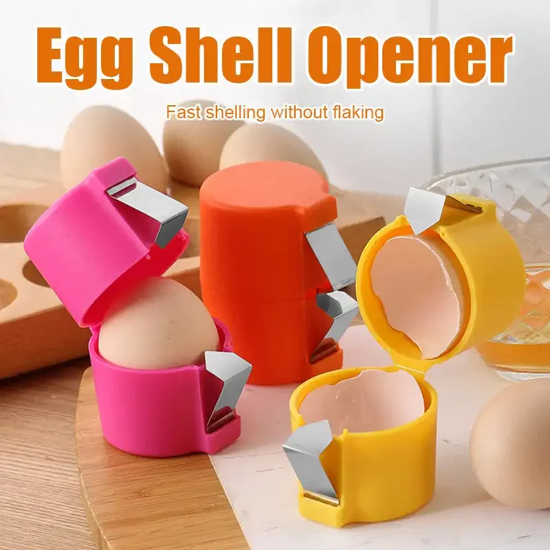 Egg Shell Opener Portable Egg Opener Kitchen Handheld Egg Shell Crusher Household Press Egg Shell Separator