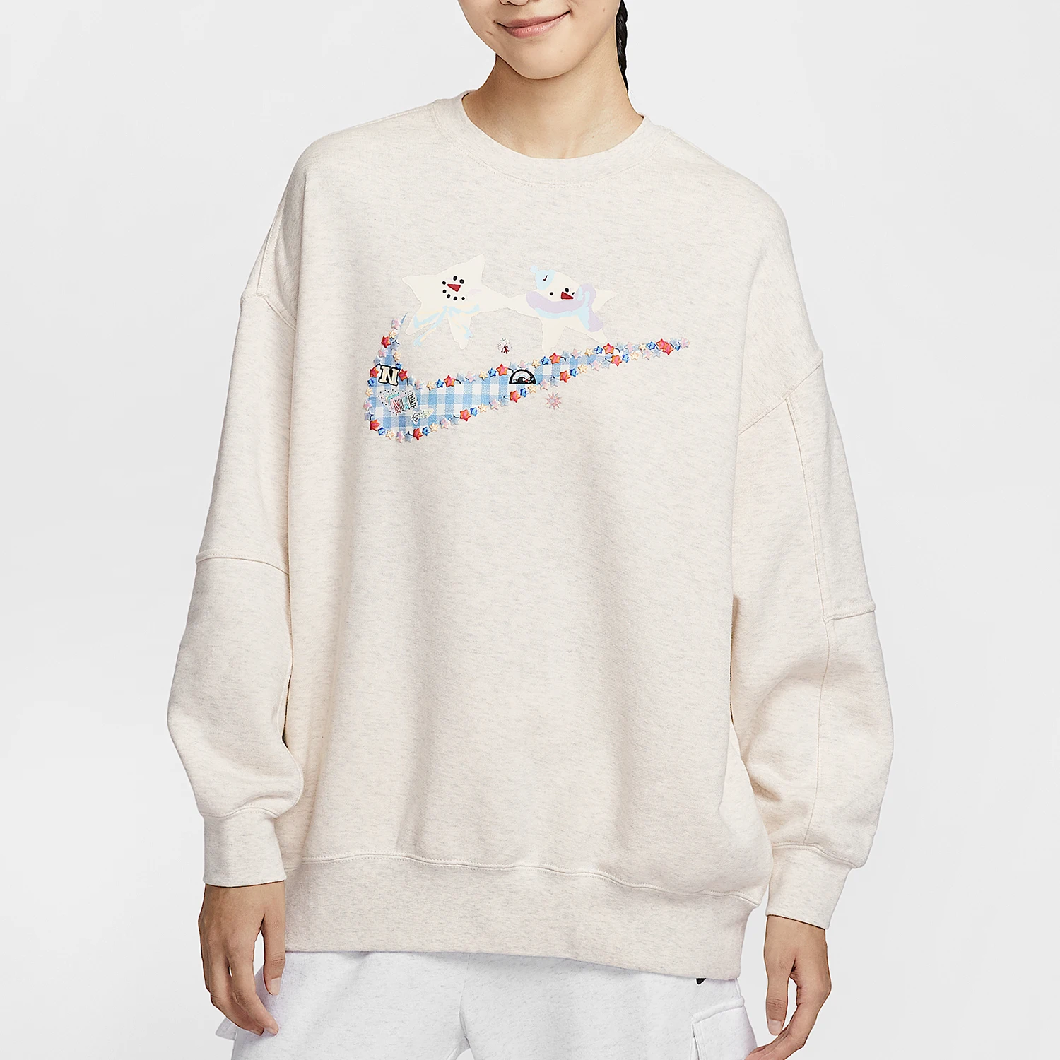 

Женская трикотажная толстовка свободного кроя с круглым вырезом Nike Sportswear IO0487-141