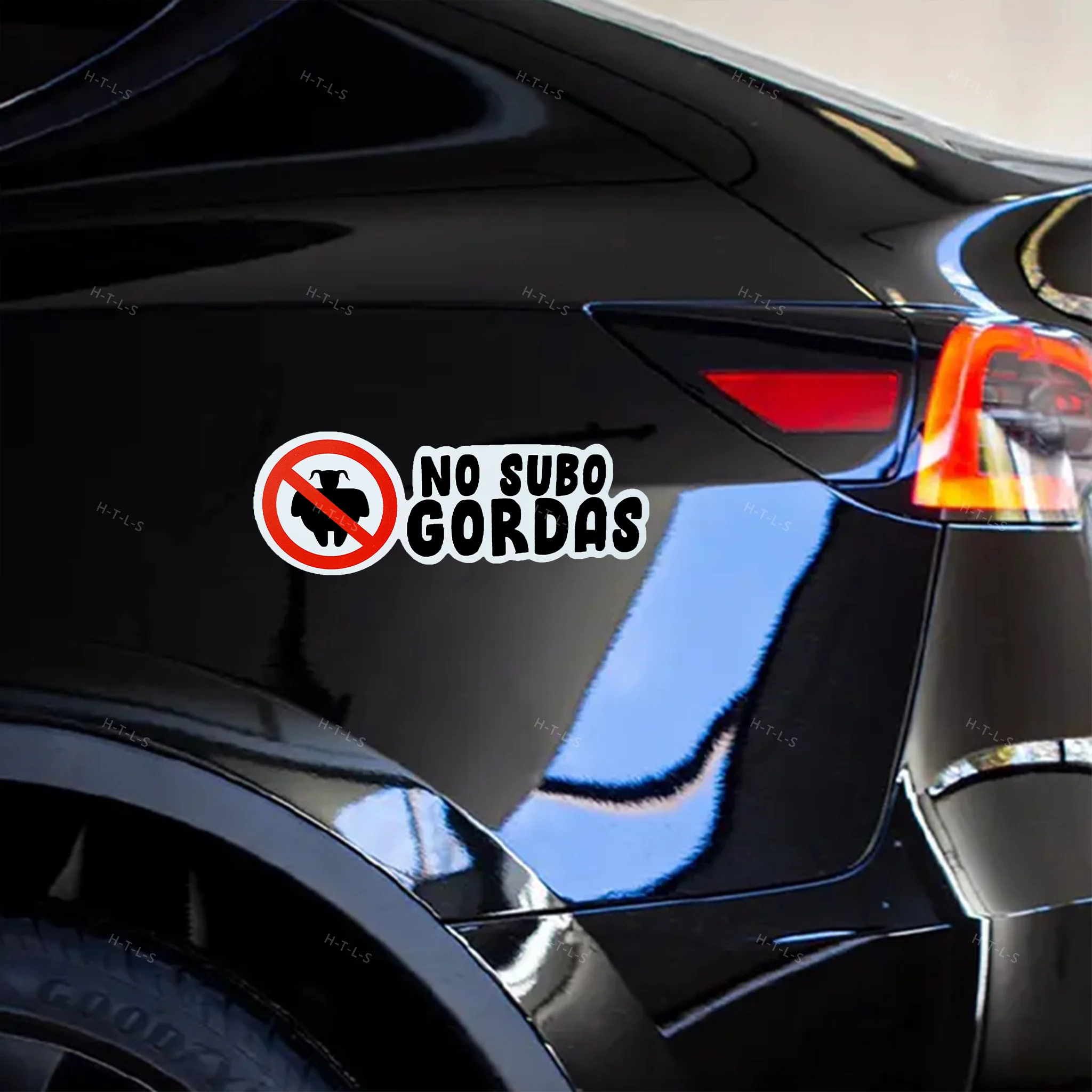 1 قطعة لا SUBO GORDAS الإسبانية دراجة نارية ملصق مقاوم للماء ل نافذة السيارة جذع دراجة نارية خوذة صندوق سكوتر العالمي ملصق حائط من الفينيل