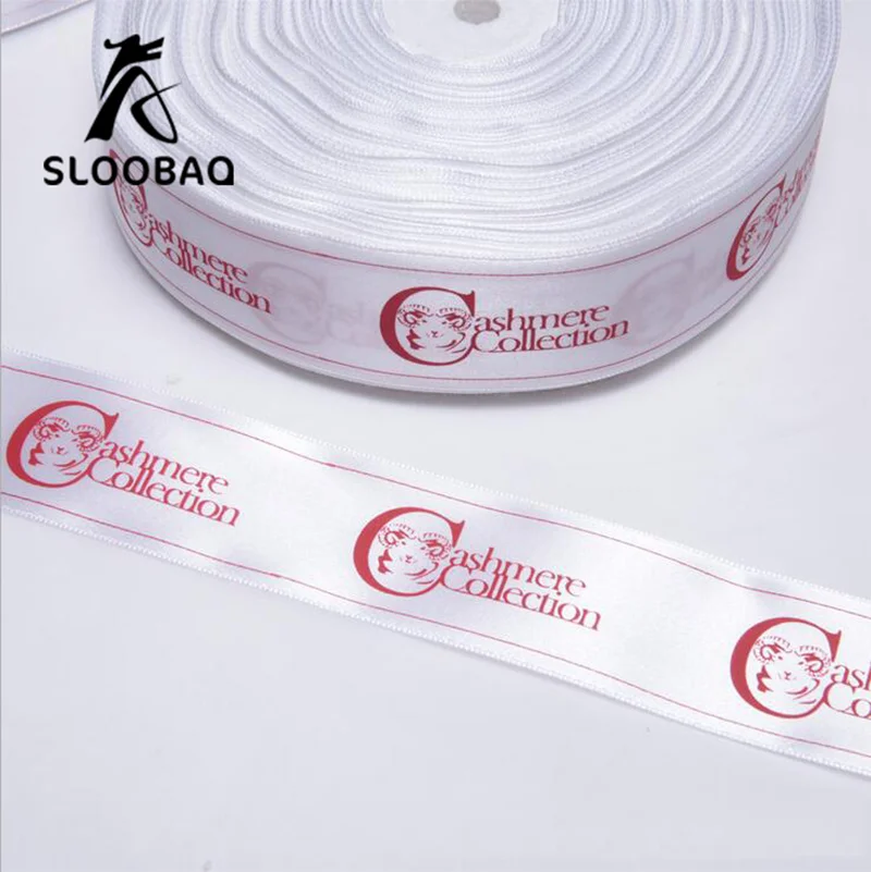 

Free shipping custom logo ribbons brand printed pack decoration name ribbons