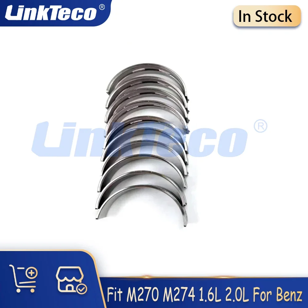 Engine Parts Main Bearing +0.25 Set Kit 1.6 L M270 Gas For MERCEDES-BENZ A180 A200 A260 A45 AMG B180 B200 B260 CLA45 AMG CLA220