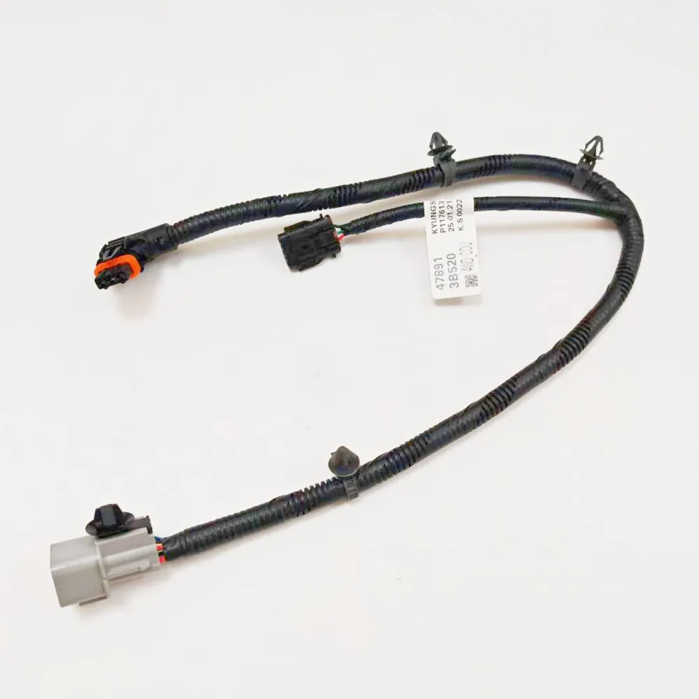 Chicote de fios de acoplamento genuíno 47891-3B520 478913B520 para Hyundai 2012-2015 Santa Fe Sorrento Chicote de ligação de acoplador de quatro zonas