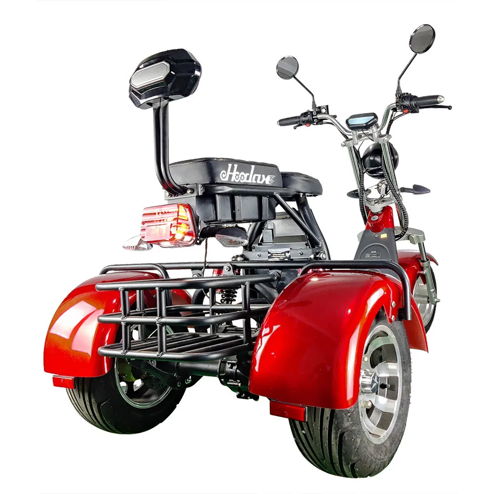

EHoodax 2022 New Design Citycoco 1500w 2000w EB-05 Plus Adult Electric 3 Wheel Scooters Tricycle With Removable Battery