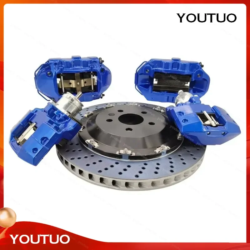 Carbon Front Brake Rotor and Caliper Assembly for Audi A4 B5 B8.5 B9 2.0 TFSI High Performance Stopping Power Braking System