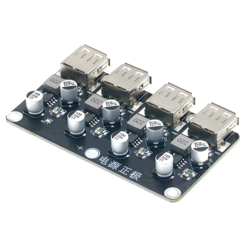 USB QC3.0 QC2.0 DC-DC Buck Converter Charging Step Down Module 6-32V 9V 12V 24V to Fast Quick Charger Circuit Board 3V 5V 12V