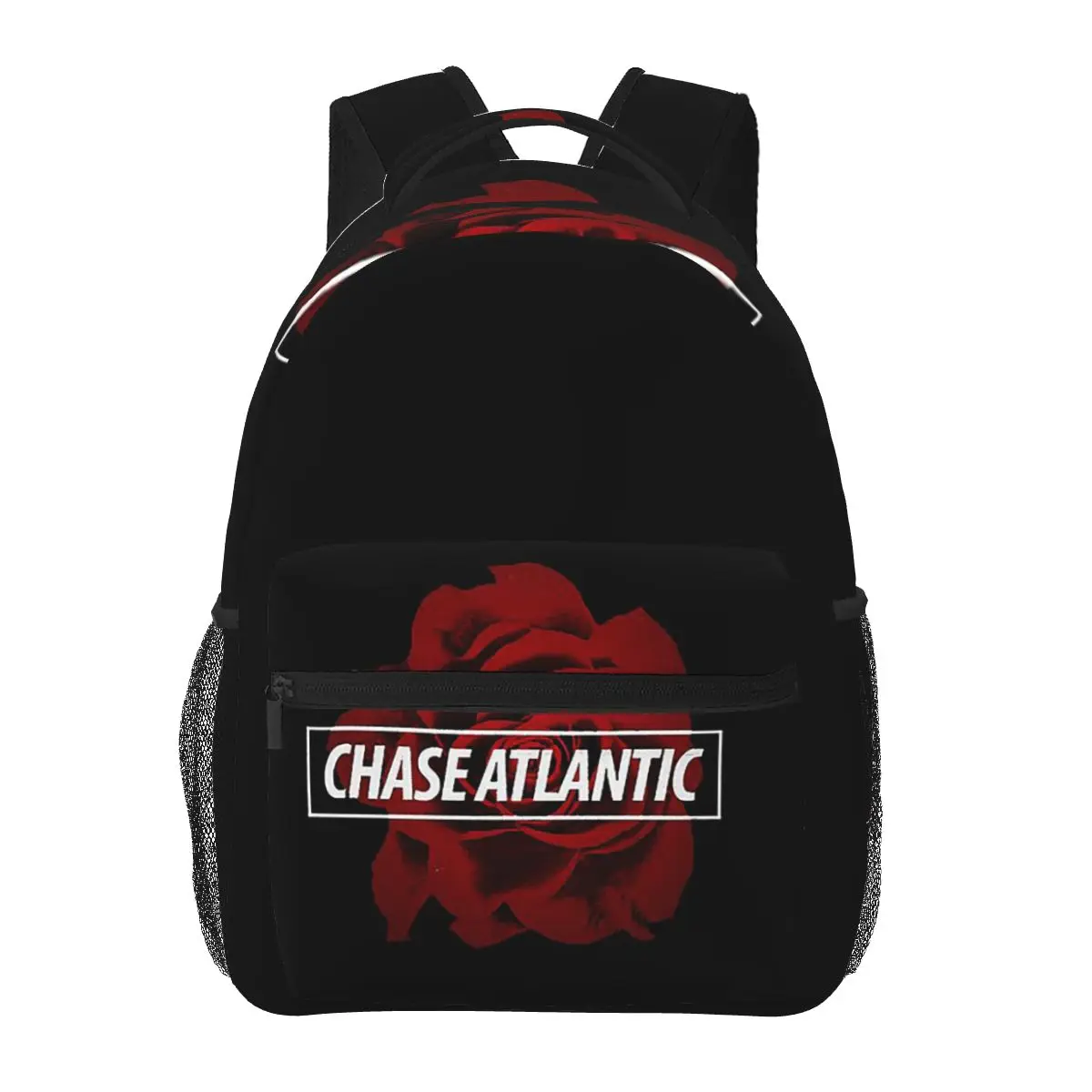 

Chase Atlantic Rose Logo Backpacks Boys Girls Bookbag Children School Bags Cartoon Travel Rucksack Shoulder Bag Large Capacity